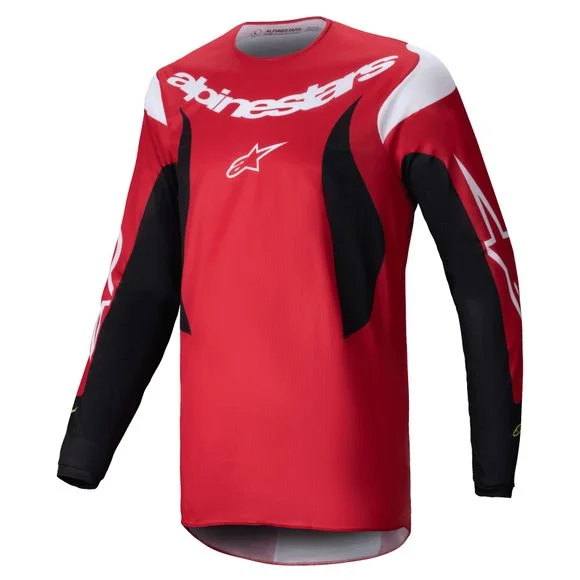 Maillot cross Alpinestars FLUID – HAUL 2025 – Rouge / Noir Ref : AP3435