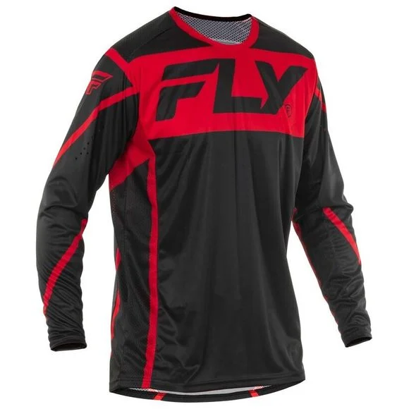 Maillot cross Fly LITE 2025 – Noir / Rouge Ref : FL1608