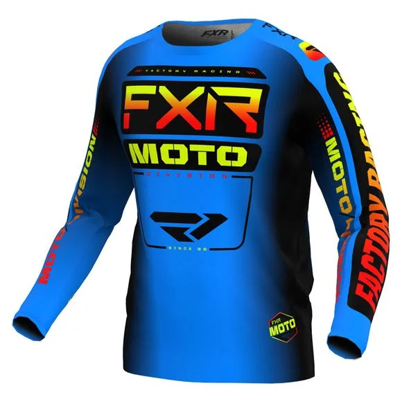 Maillot cross FXR CLUTCH 24 2024 – Bleu / Rouge Ref : FXR0429