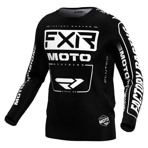Maillot cross FXR CLUTCH 24 2024 – Noir / Blanc Ref : FXR0427