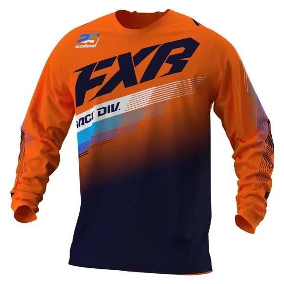 Maillot cross FXR CLUTCH ORANGE/MIDNIGHT 2021 – Orange / Bleu Ref : FXR0033