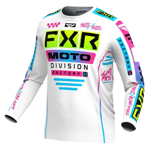 Maillot cross FXR PODIUM GLADIATOR 24 2024 – Blanc Ref : FXR0465