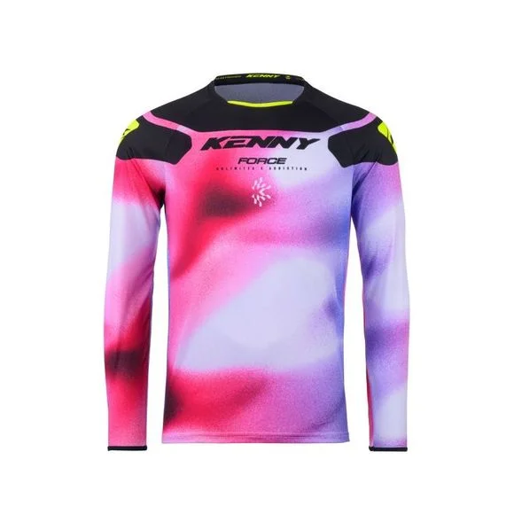 Maillot cross Kenny FORCE – FOG 2025 – Jaune / Noir Ref : KE2376