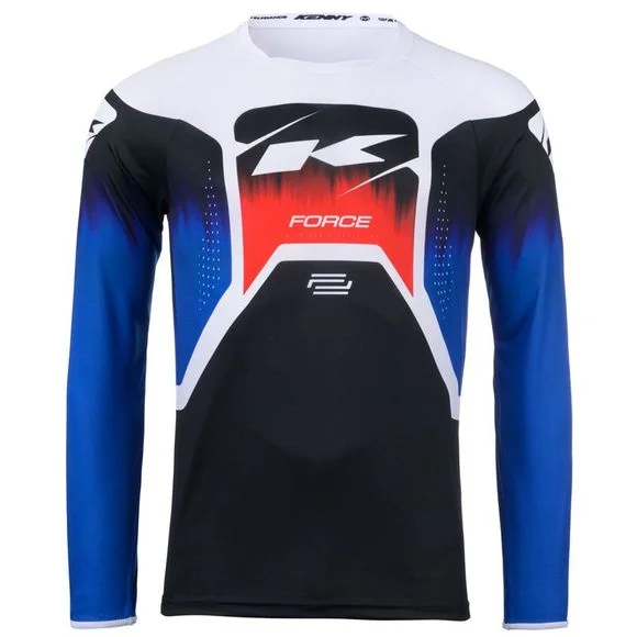 Maillot cross Kenny FORCE SPRING SUMMER 2024 – Noir / Bleu Ref : KE2179