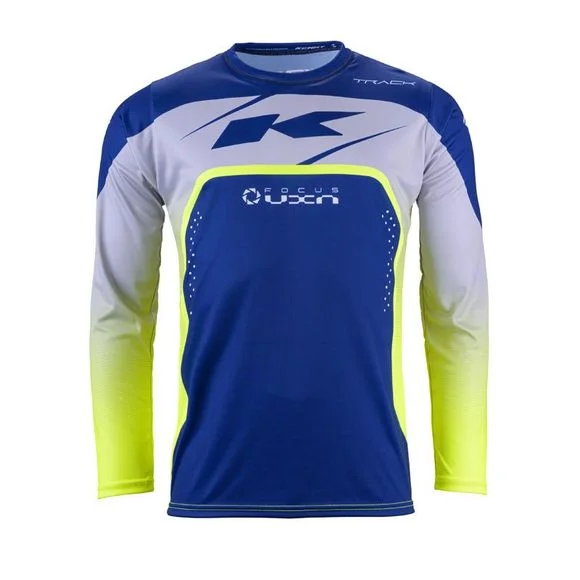 Maillot cross Kenny TRACK – FOCUS 2024 – Bleu Ref : KE1834-C52140