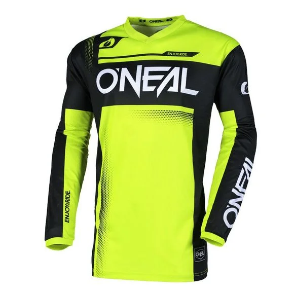 Maillot cross O’Neal ELEMENT – RACEWEAR 2025 – Noir / Jaune Ref : OL2062