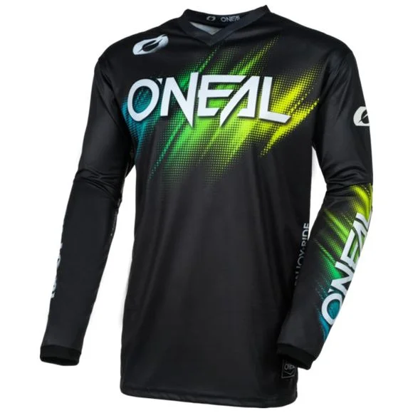 Maillot cross O’Neal ELEMENT – VOLTAGE V24 2023 – Noir / Vert Ref : OL1968