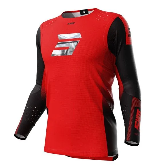 Maillot cross Shot AEROLITE – HONOR 2024 – Rouge Ref : SO2503-C124