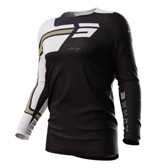 Maillot cross Shot CONTACT – HERITAGE 2023 – Beige / Noir Ref : SO2380