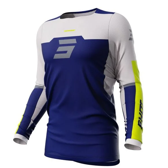 Maillot cross Shot CONTACT – IRON 2023 – Bleu Ref : SO2506
