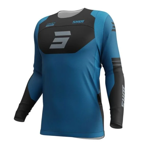 Maillot cross Shot CONTACT – SHIELD 2025 – Bleu Ref : SO2660