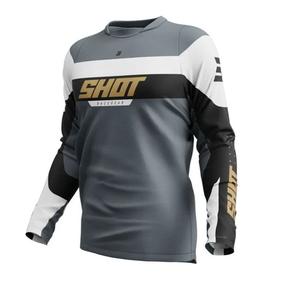Maillot cross Shot DEVO – LEAGUE 2025 – Jaune Ref : SO2669
