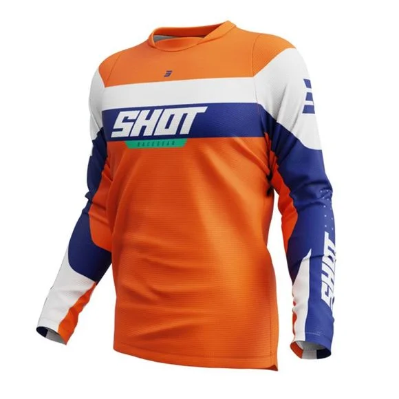 Maillot cross Shot DEVO – LEAGUE 2025 – Orange Ref : SO2671
