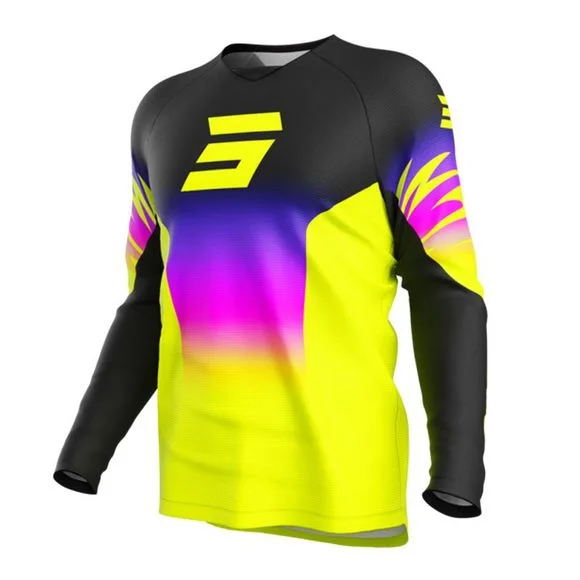 Maillot cross Shot DRAW – X-TREM – ENFANT – Noir / Jaune Ref : SO2688