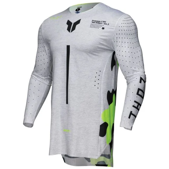 Maillot cross Thor SPORT RIOT 2025 – Blanc / Jaune Ref : TO3015