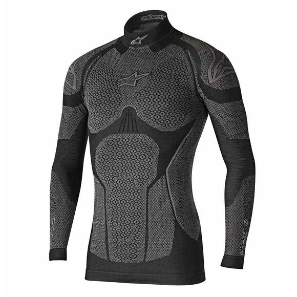 Maillot Technique Alpinestars RIDE TECH TOP LS WINTER – Noir / Gris Ref : AP10749