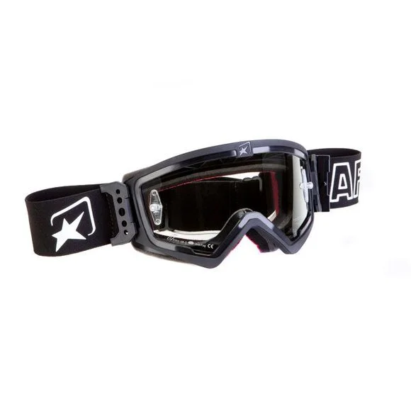 Masque cross Ariete MUDMAX BLACK/WHITE 2019 – Noir / Blanc Ref : ARE0083 / 14940-NCN