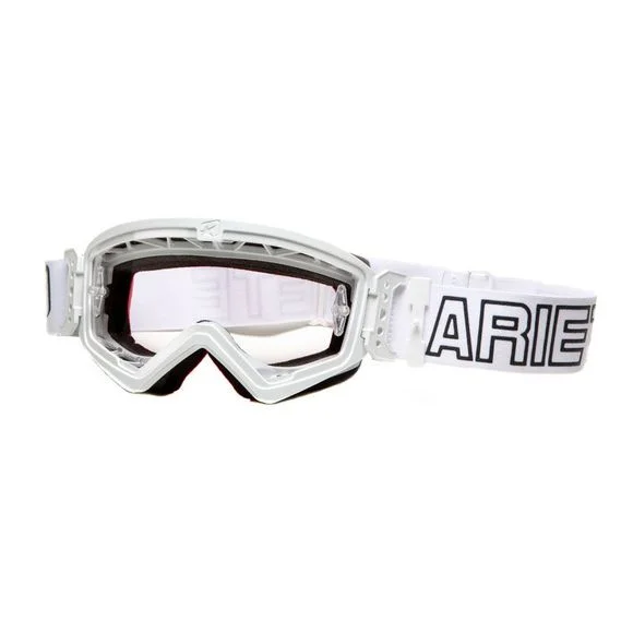 Masque cross Ariete MUDMAX WHITE/BLACK 2019 – Blanc / Noir Ref : ARE0078 / 14940-BCG
