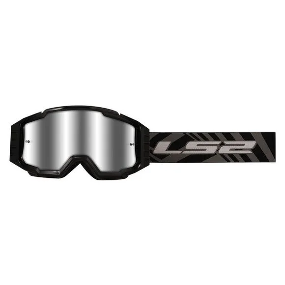 Masque cross LS2 CHARGER PRO SILVER VISOR 2024 – Noir Ref : LS0950 / 7202012012