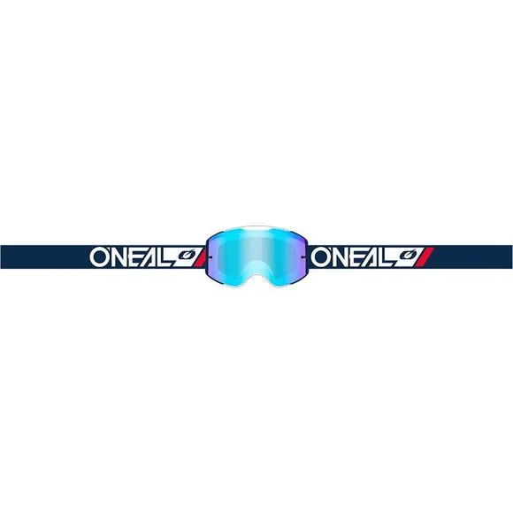 Masque cross O&rsquo;Neal B-50 – CRAM – IRIDIUM 2025 – Blanc / Bleu Ref : OL2028 / 6031-011