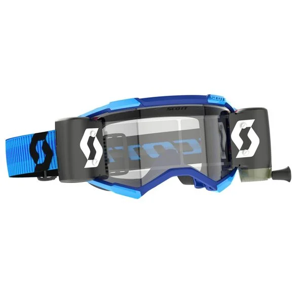 Masque cross Scott Fury WFS – blue/black clear works 2024 – Bleu / Noir Ref : SCO1372 / 2785961034113