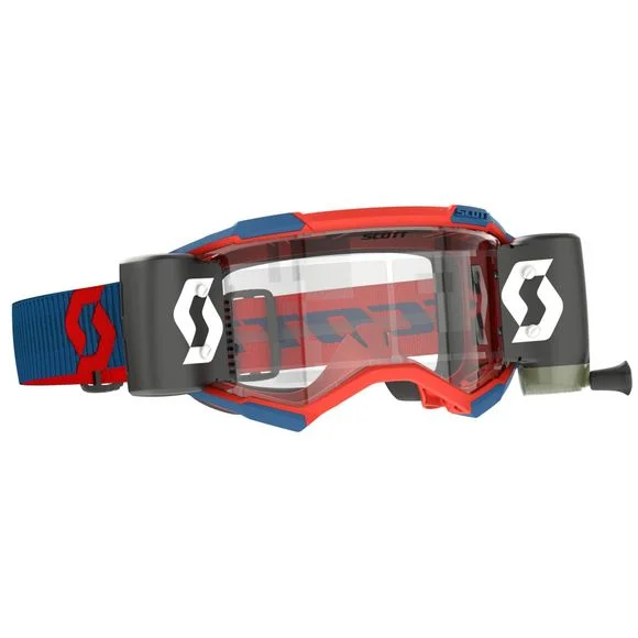 Masque cross Scott Fury WFS – dark blue/neon red clear works 2024 – Bleu / Rouge Ref : SCO1374 / 2785967698113