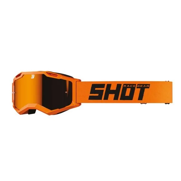 Masque cross Shot ASSAULT 2.0 – SOLID 2025 – Gris / Orange Ref : SO2645 / A06-29OD-F05