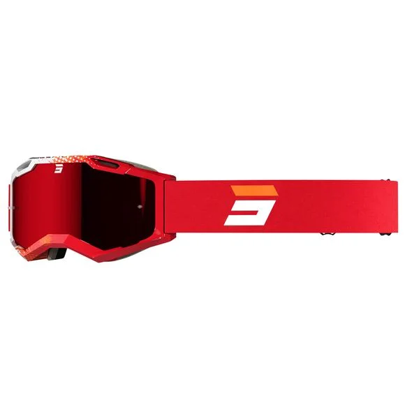 Masque cross Shot IRIS 2.0 – FUSION RED GLOSSY 2023 – Noir / Rouge Ref : SO2251 / A09-29A1-B03