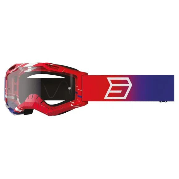 Masque cross Shot ROCKET KID 2.0 – DROP – Bleu / Blanc Ref : SO2488