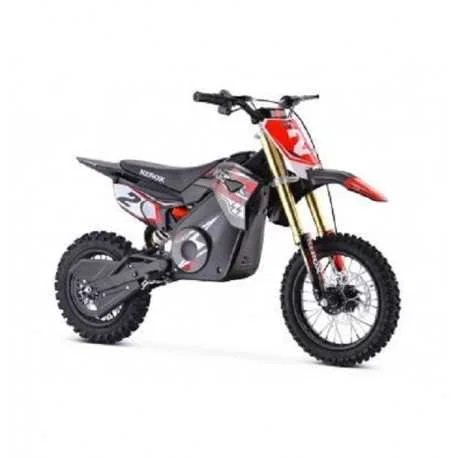 MOTO ELECTRIQUE ENFANT PIT DIRT BIKE KEROX 1000W E-STROM ROUGE