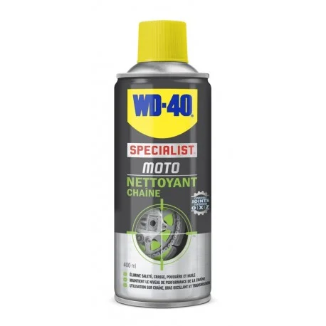 Nettoyant chaine WD 40 Specialist Moto Spray 400 ml