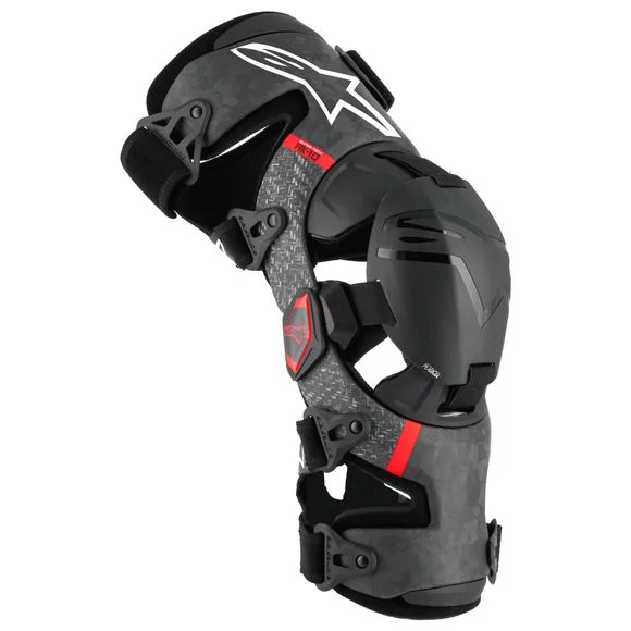 Orthèse Alpinestars SUPERTECH RK-10 PLASMA 2025 – Noir / Rouge Ref : AP3546