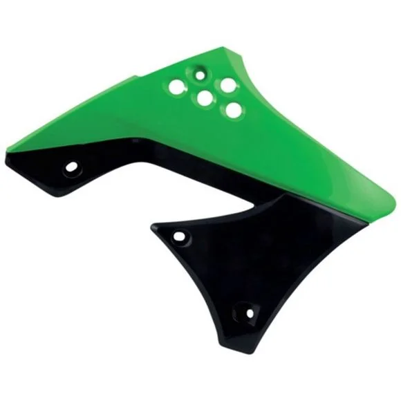 Ouie de radiateur Acerbis noir/vert Ref : AE0327 / 0013136.553.010