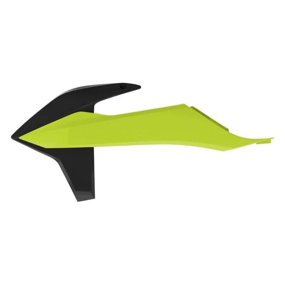 Ouie de radiateur Polisport COULEUR JAUNE FLUO/NOIR Ref : 4430009123 / 1086324003