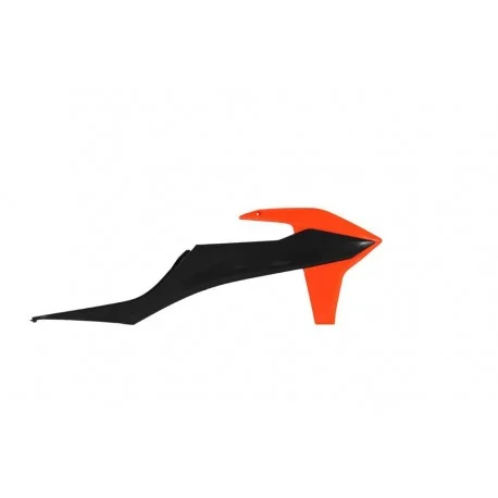 Ouies de radiateur RACETECH noir/orange KTM