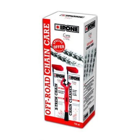 Pack Nettoyant + Graisse chaine IponeChain Care OFF-ROAD