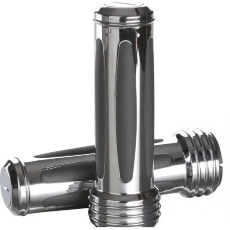 Paire de poignees moto custom cruiser 25.4mm