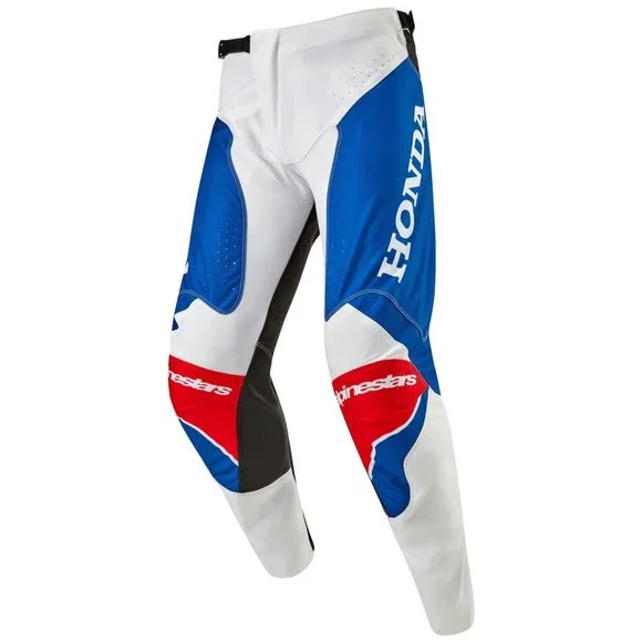 Pantalon cross Alpinestars HONDA RACER ICONIC 2023 – Blanc / Bleu Ref : AP3149