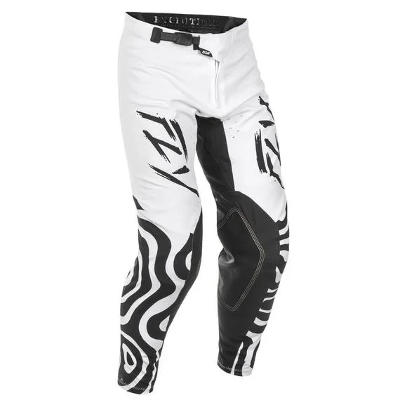 Pantalon cross Fly EVOLUTION DST – ABYSS LE 2025 – Blanc / Bleu Ref : FL1636