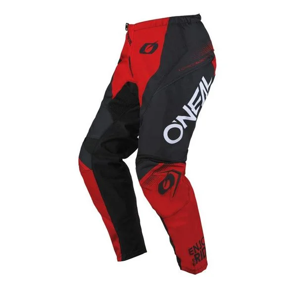 Pantalon cross O&rsquo;Neal ELEMENT – RACEWEAR 2025 – Noir / Rouge Ref : OL2088