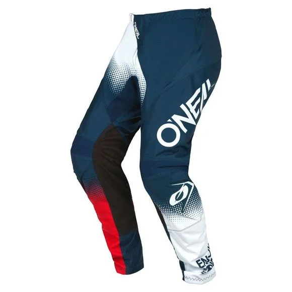 Pantalon cross O&rsquo;Neal ELEMENT – RACEWEAR V.22 – BLUE WHITE RED 2023 – Bleu / Blanc Ref : OL1749