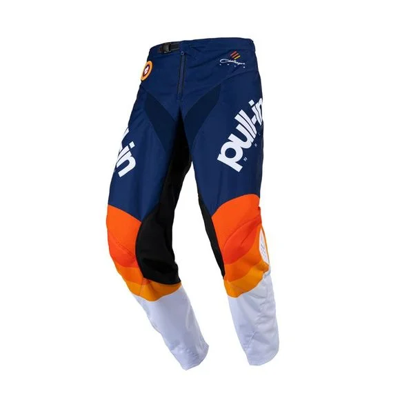 Pantalon cross Pull-in RACE ENFANT – Orange / Bleu Ref : PUL0512