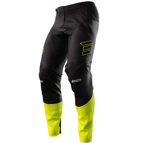 Pantalon cross Shot CONTACT – PATROL 2023 – Noir / Jaune Ref : SO2530