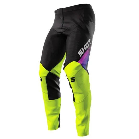 Pantalon cross Shot CONTACT – TRACER 2024 – Noir / Jaune Ref : SO2359