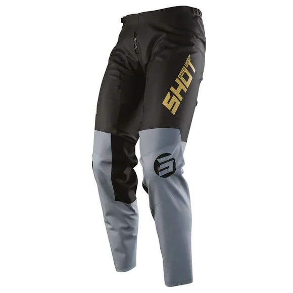 Pantalon cross Shot DEVO STORM KID – GOLD – Noir / Jaune Ref : SO1982