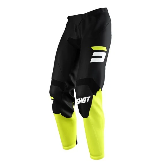Pantalon cross Shot DRAW BURST – NEON YELLOW – YOUTH – Jaune / Noir Ref : SO2355