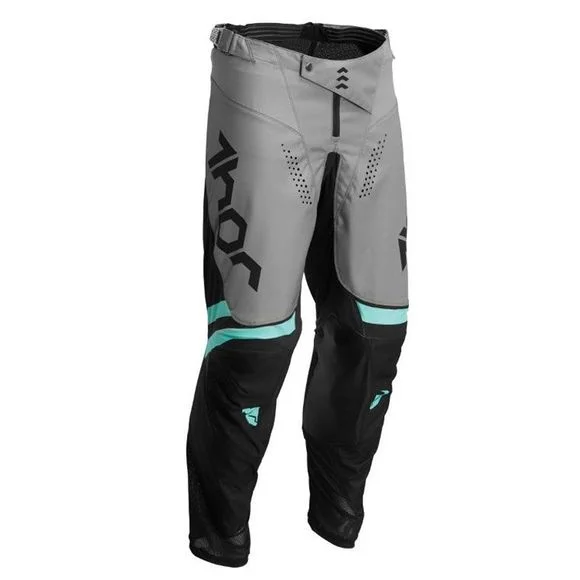 Pantalon cross Thor PULSE CUBE BLACK MINT ENFANT – Noir Ref : TO2715
