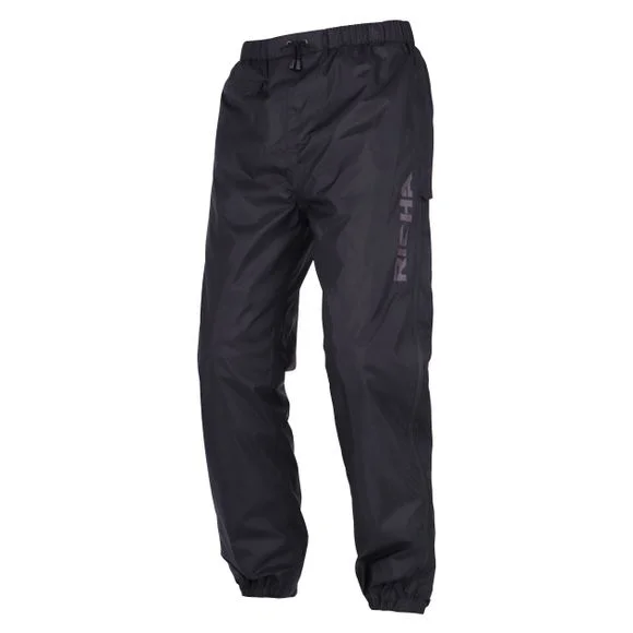 Pantalon de pluie Richa SIDE-ZIP RAIN – Noir Ref : RC0928