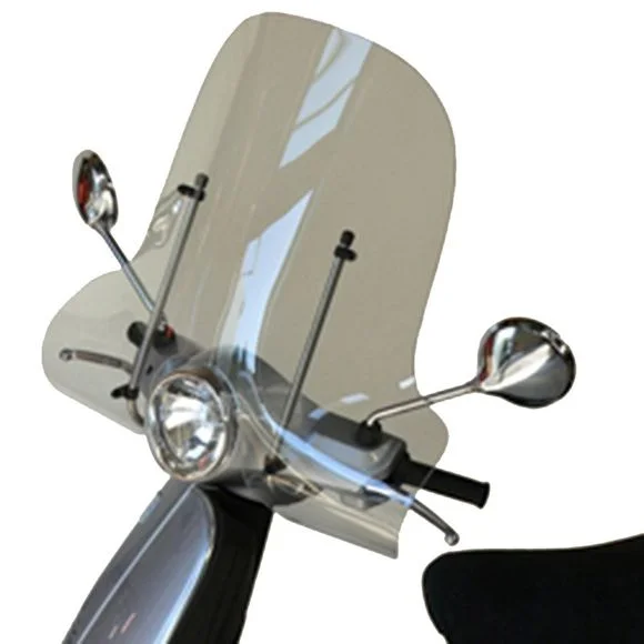 Pare brise Bullster Haute protection Fume gris +47cm Ref : BP006PBFG