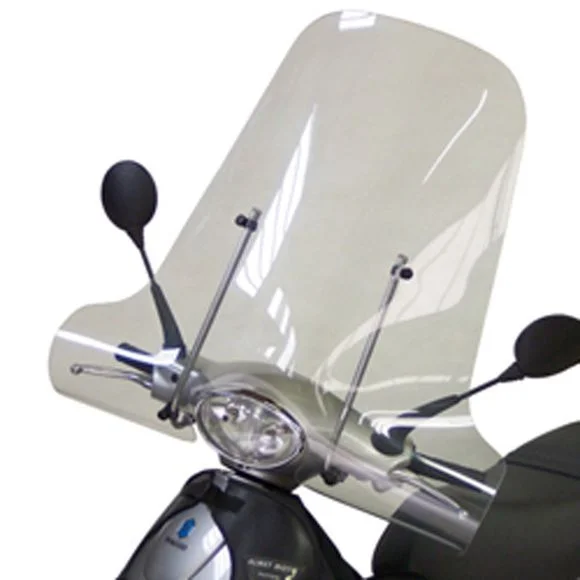Pare brise Bullster Haute protection Fume gris +62cm Ref : BP003PBFG